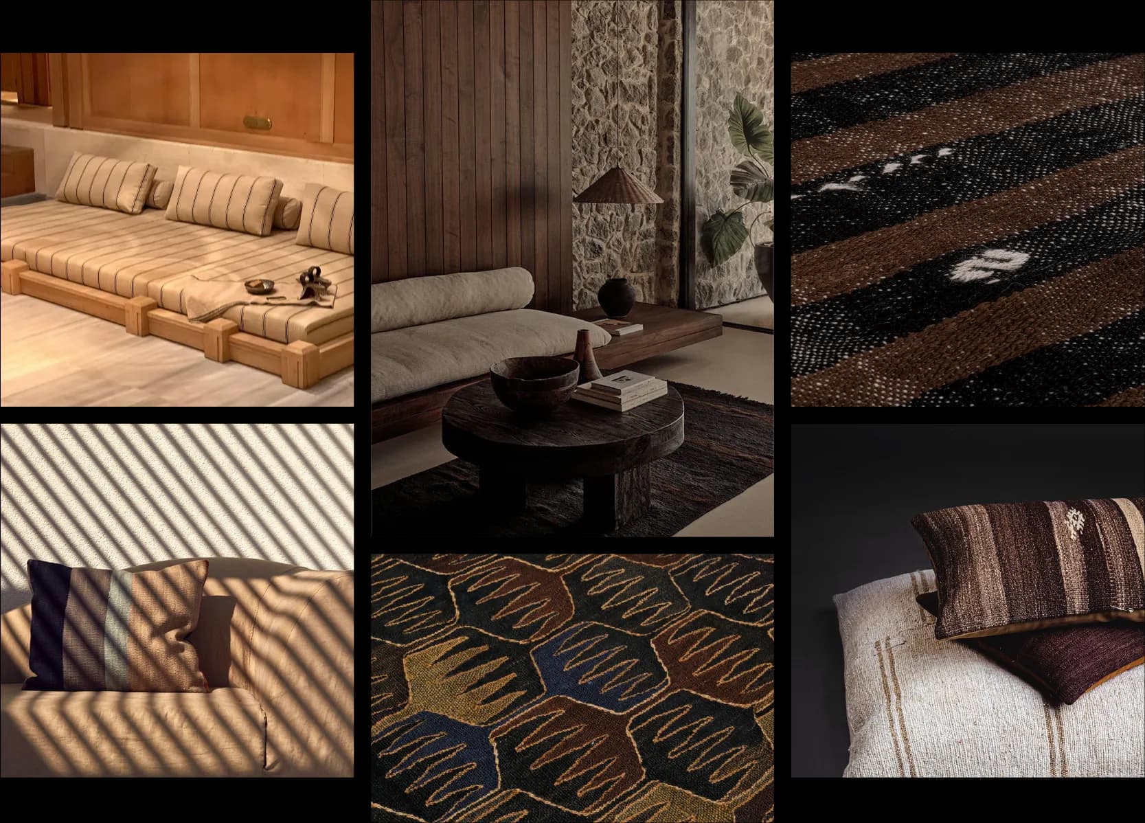 Ethnicloom interior carpet pillow