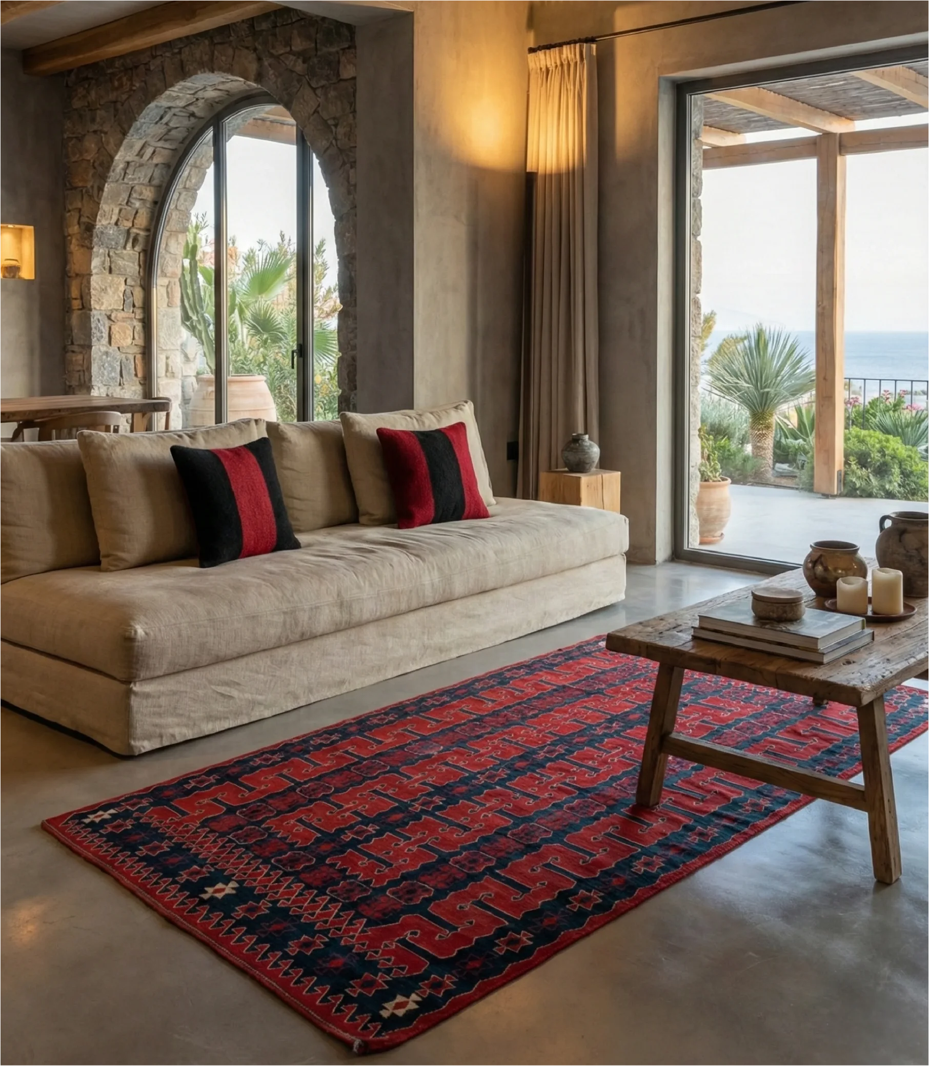 Luxury living with handwoven textiles